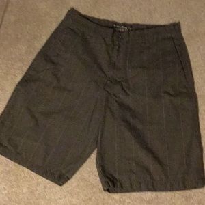 Burnside EUC Brown Plaid Shorts